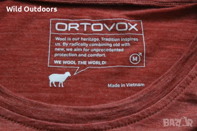 ORTOVOX - мъжка мерино тениска, размер М, снимка 3 - Спортни дрехи, екипи - 55434205