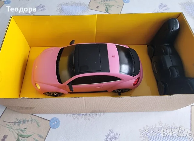 Радиоуправляема количка VW Beetle 1:24, снимка 4 - Коли, камиони, мотори, писти - 55417755