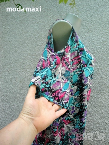 4XL Нова  туника  Alexia с голи рамене , снимка 5 - Туники - 55054257