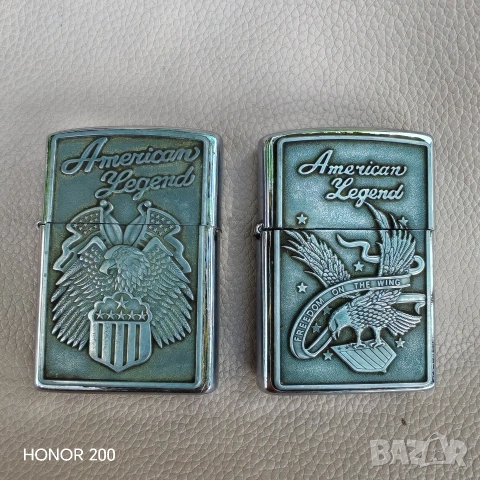 Две бензинови запалки тип ZIPPO. 