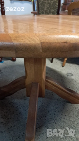 Маса трапезна масив №42, снимка 4 - Маси - 54068315