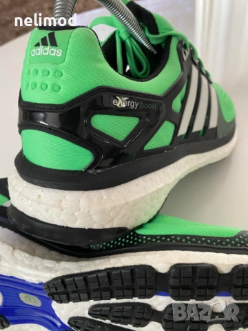 adidas ENERGY BOOST B44281 Lime : size UK8 ,42номер , 27см стелка, снимка 2 - Маратонки - 54022791