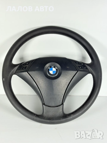 Мултифункционален Кожен Волан с Аербег БМВ Е60 Е61 Kojen Volan s Aerbag BMW E60 E61