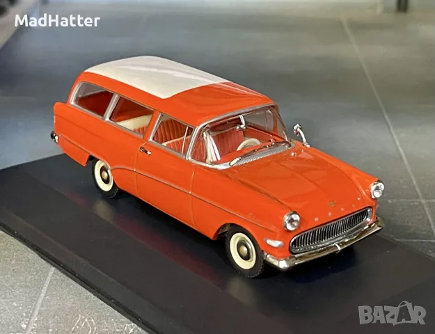 Opel Rekord A P1 Caravan / Опел Рекорд Караван - 1/43 - Minichamps, снимка 2 - Колекции - 55362879