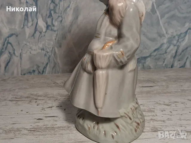 Испанска порцеланова статуетка Jango – Момиченце в зимно палто, снимка 3 - Статуетки - 55532338
