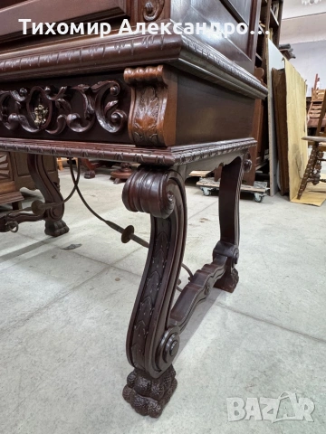 Уникален бар - шкаф от дъбов масив, снимка 9 - Шкафове - 54118202