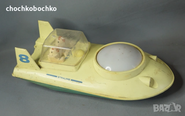 Стара Руска пластмасова космическа играчка модел луноход, снимка 2 - Колекции - 54945071