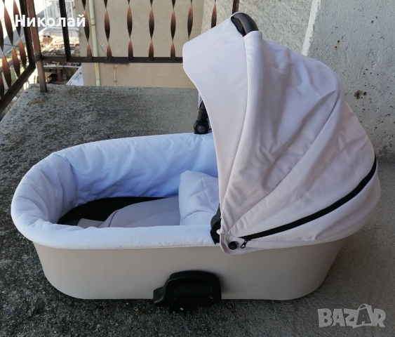 Бебешка количка Buba Karina Light 3в1, Latte, снимка 10 - Детски колички - 54313868