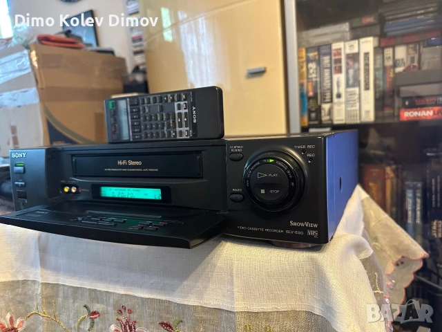 SONY SLV E80, Видео HiFi Stereo с дистанционно, снимка 3 - Плейъри, домашно кино, прожектори - 54989620
