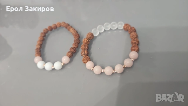 Гривни дамски и мъжки с естествени камъни, снимка 3 - Гривни - 54532578