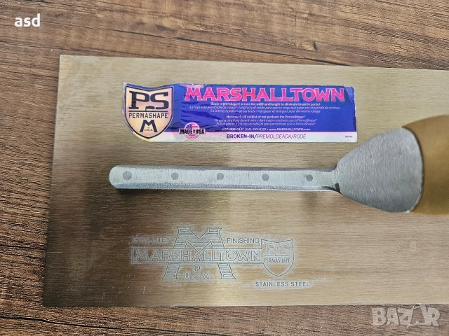 Маламашка Marshalltown MPB145GSD Gold Stainless steel 14x5", снимка 2 - Други инструменти - 54430399