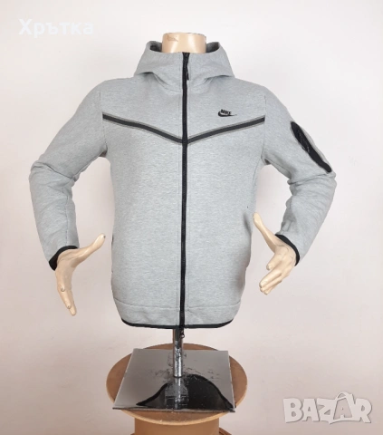 Nike Tech Fleece Windrunner - Оригинално мъжко горнище размер M, снимка 2 - Спортни дрехи, екипи - 54066733
