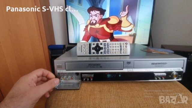 Комбинирано записващо DVD и VHS записващ Hi-Fi stereo с 6 глави ,Sp/Lp, снимка 11 - Плейъри, домашно кино, прожектори - 54018411