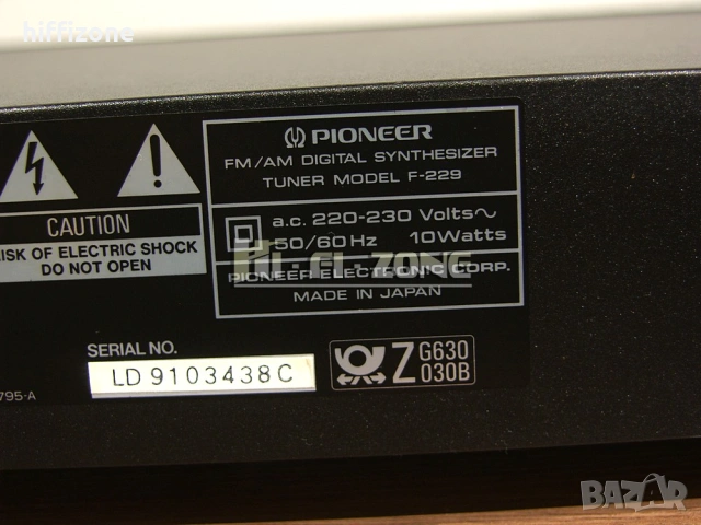 Тунер Pioneer f-229 /1, снимка 8 - Ресийвъри, усилватели, смесителни пултове - 54955570