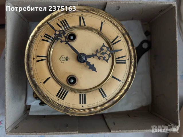 Механизъм за стенен часовник Густав Бекер 