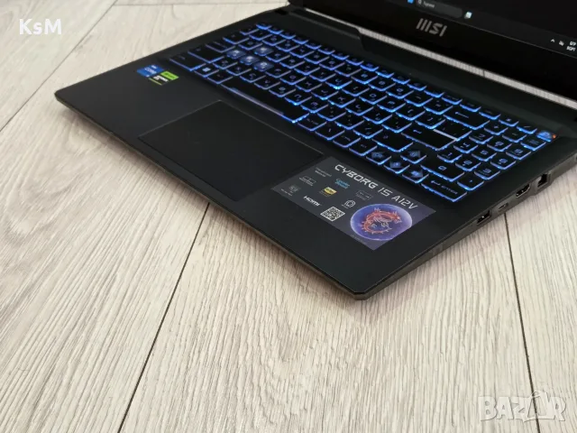 RTX 4050 | i5-12450H | FHD 144Hz | 512GB | 16RAM лаптоп laptop gaming гейминг msi cyborg мси, снимка 4 - Лаптопи за игри - 55480523