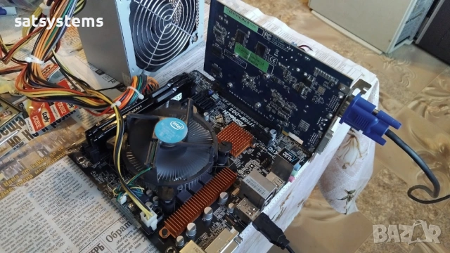 Дънна платка ASRock H110M-DGS Socket LGA1151 CPU+FAN, снимка 8 - Дънни платки - 54729812