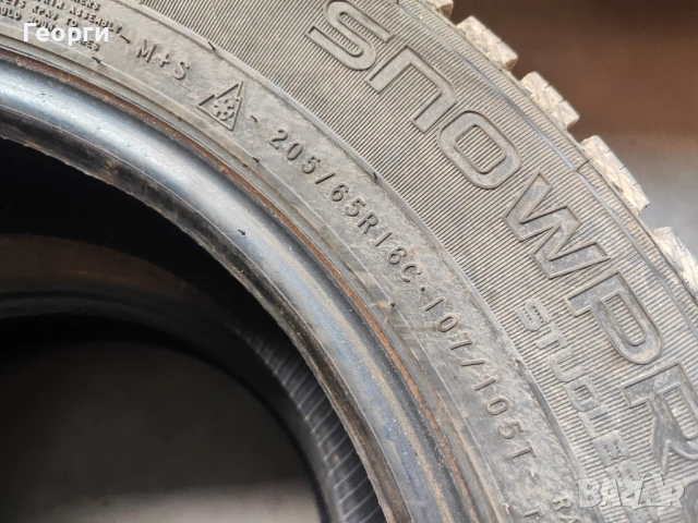 2бр.зимни гуми 205/65/16C Nokian, снимка 5 - Гуми и джанти - 54394177