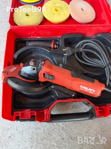 Hilti AG 125-19SE + прахоуловител  DG-EX125/5, снимка 2 - Ъглошлайфи - 54657933