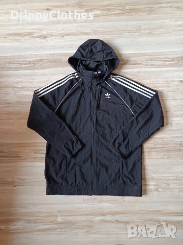 Оригинално мъжко горнище с качулка Adidas Originals Windbreaker Jacket
