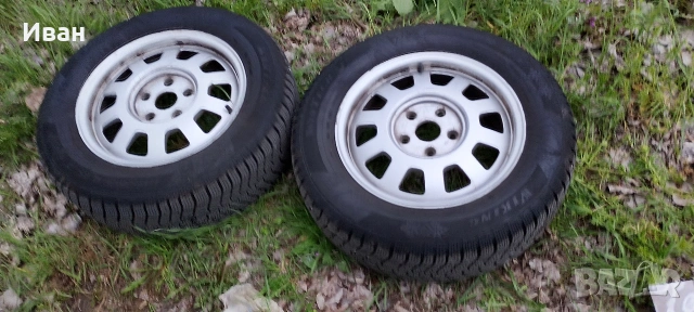 ​4бр. Зимни гуми 195/65 R15 Viking (DOT 23) + ОРИГИНАЛНИ КОВАНИ Джанти 5х112 за VW/Audi/Skoda , снимка 2 - Гуми и джанти - 54216262