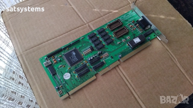 Видео карта Cirrus Logic UTD-01D CL542X 16-bit ISA/VLB, снимка 4 - Видеокарти - 54576098