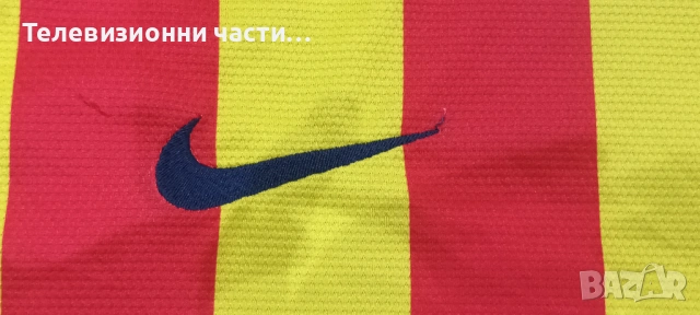 Оригинална футболна тениска на Барселона гостуващ екип от сезон 2013/2014 Nike 532823-703,размер М, снимка 9 - Спортни дрехи, екипи - 54311019