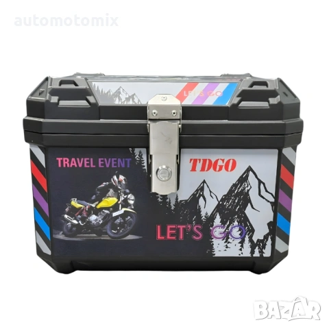 КУФАР ЗА МОТОР 57Л., С КРЕПЕЖНИ ЕЛЕМЕНТИ - 721654, снимка 2 - Аксесоари и консумативи - 54089778