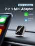 Мини адаптер Wired to Wireless CarPlay & Android Auto 2in1 5GHz WiFi5, снимка 5