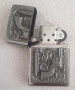 Колекционерска запалка ZIPPO, 2 револвера, релефна, снимка 1