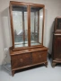 Комплект старинни мебели бюфет, витрина, маса, 6 стола, снимка 7