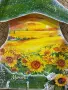 Къщичка гъбка-Поле със слънчогледи🌻🌾🌿🐞🌻🌻, снимка 2