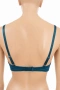 Hunkemöller дантелен сутиен 80C в петролено син цвят, снимка 4