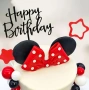 Mickey Mouse Мики Маус парти декорация торта панделка уши топчета топки топер Happy birthday , снимка 2