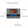 Дигитален термостат XH-W3001 220V 10A 1500W – Температурен контролер -50°C~110°C за инкубатор 10048, снимка 5