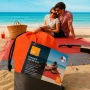XXL одеяло за плаж и пикник с включени колчета за забиване - 240x220 см, снимка 5