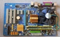 Комплект дънна платка GIGABYTE GA-P31-ES3G (Socket 775, DDR2) + процесор и охладител, снимка 1