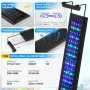 LED осветление 72 W за морски аквариум 89–107 см с контролер и таймер, за риби и коралови системи, снимка 4