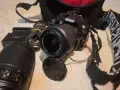 Фотоапарат Nikon D3100+обектив 55-200мм, снимка 1