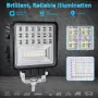 Antom 4бр.126W 12/24V LED работни светлини за off road,камиони багери и др., снимка 3