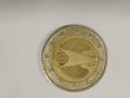 евро монета 2 евро с буква А, снимка 1