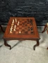 Дървена игрална маса в стил Луи XV, снимка 4