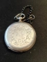 Швейцарски СРЕБЪРЕН джобен часовник 1900г. с ключе - 10 РУБИНА ПРОМОЦИЯ, снимка 4