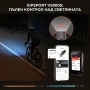 Предна SMART LED фар светлина за велосипед IGPSPORT VS1800, 800 lm, Bluetooth, USB-C, снимка 10