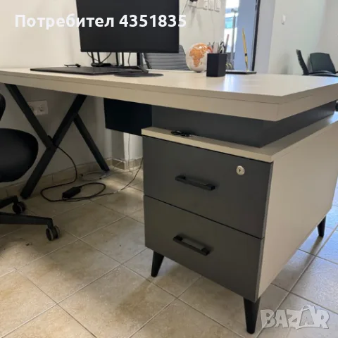 ОФИС МЕБЕЛИ В МНОГО ДОБРО СЪСТОЯНИЕ , снимка 2 - Работни маси и бюра - 55433426
