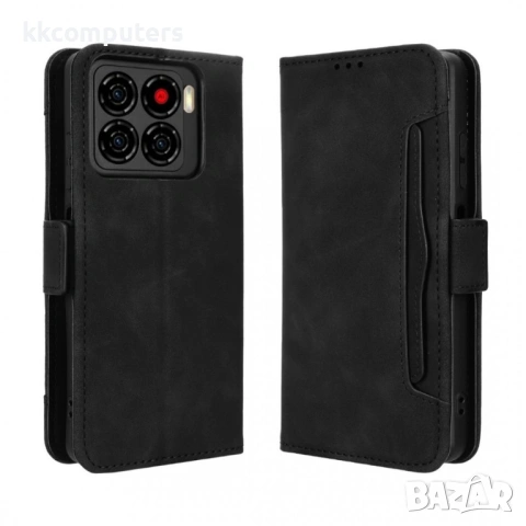 ZTE Blade A56 калъф – портфейл с PU кожа, слотове за карти, протектор, 5 цвята, снимка 5 - Калъфи, кейсове - 54639944