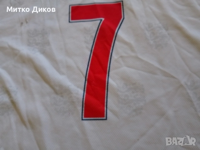 Англия футболна фенска тениска #7 Дейвид Бекъм размер Л, снимка 2 - Футбол - 54341709