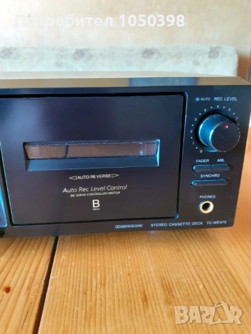 Страхотен дек SONY TC-WE 475 -Двукасетъчен автореверс, снимка 4 - Декове - 54549805