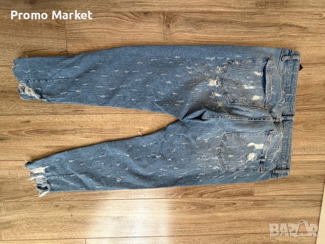 Zara Man накъсани дънки 34, снимка 3 - Дънки - 54493499