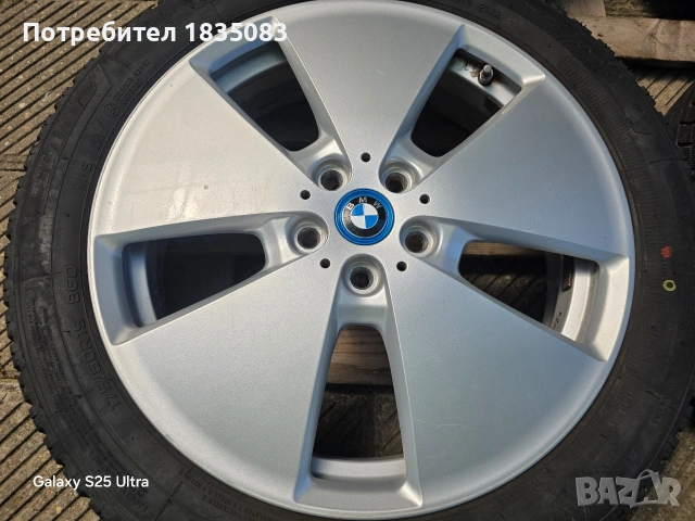 Лети джанти 19ки 5х112 BMW i3 + зимни гуми , снимка 5 - Гуми и джанти - 54508372